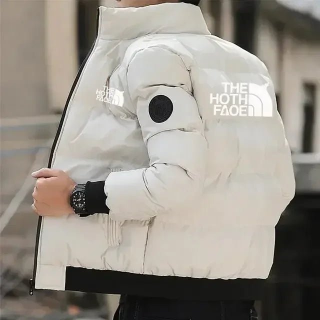 Men’s Casual Spring Jacket – Printed Zip Coat - TREND HAUSE